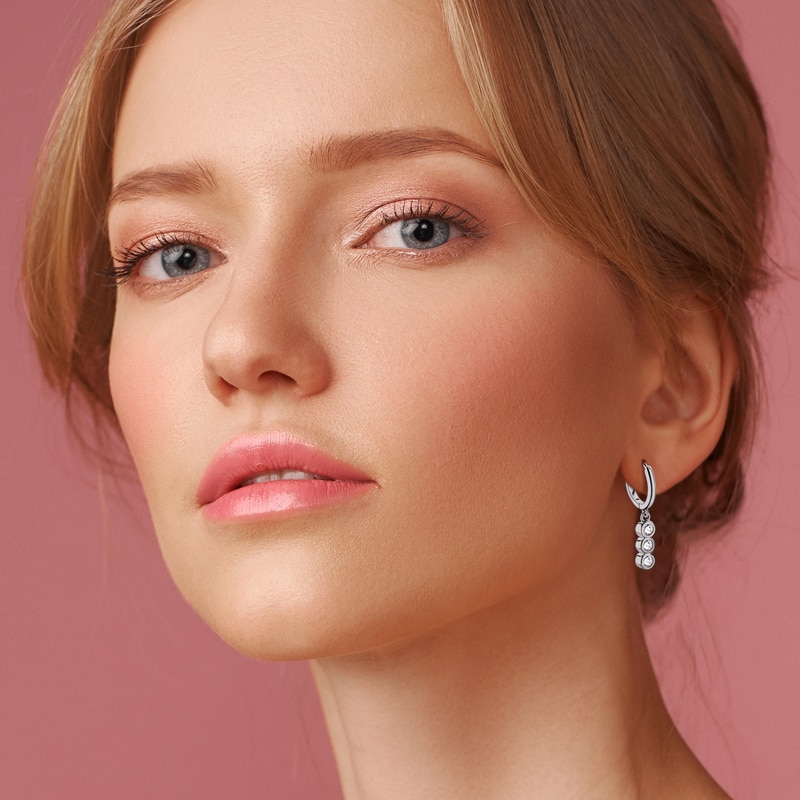 Trilogy-Style-Moissanite-Bezel-Earrings