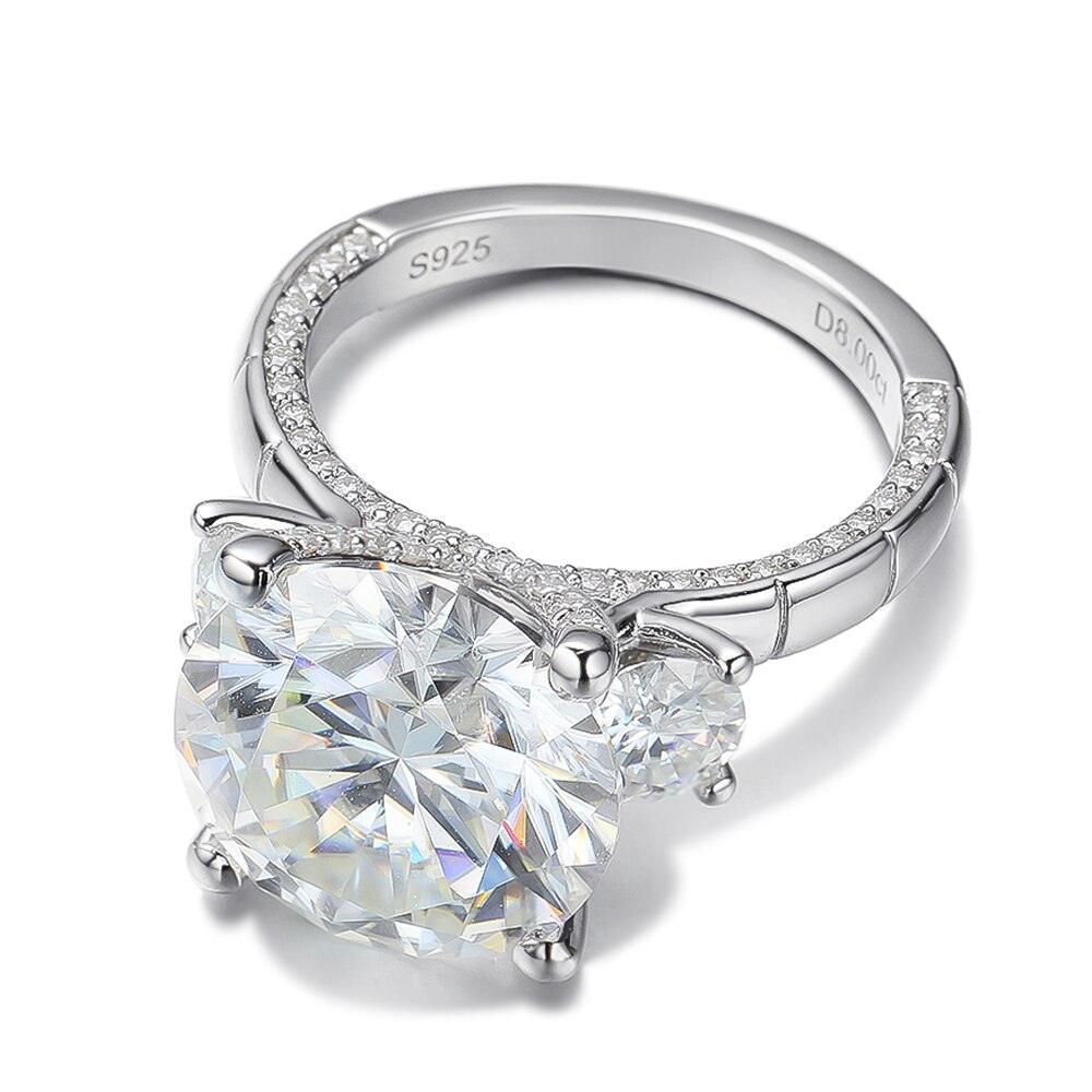 Celeste 8ct Moissanite Trilogy Crossover Ring (4)