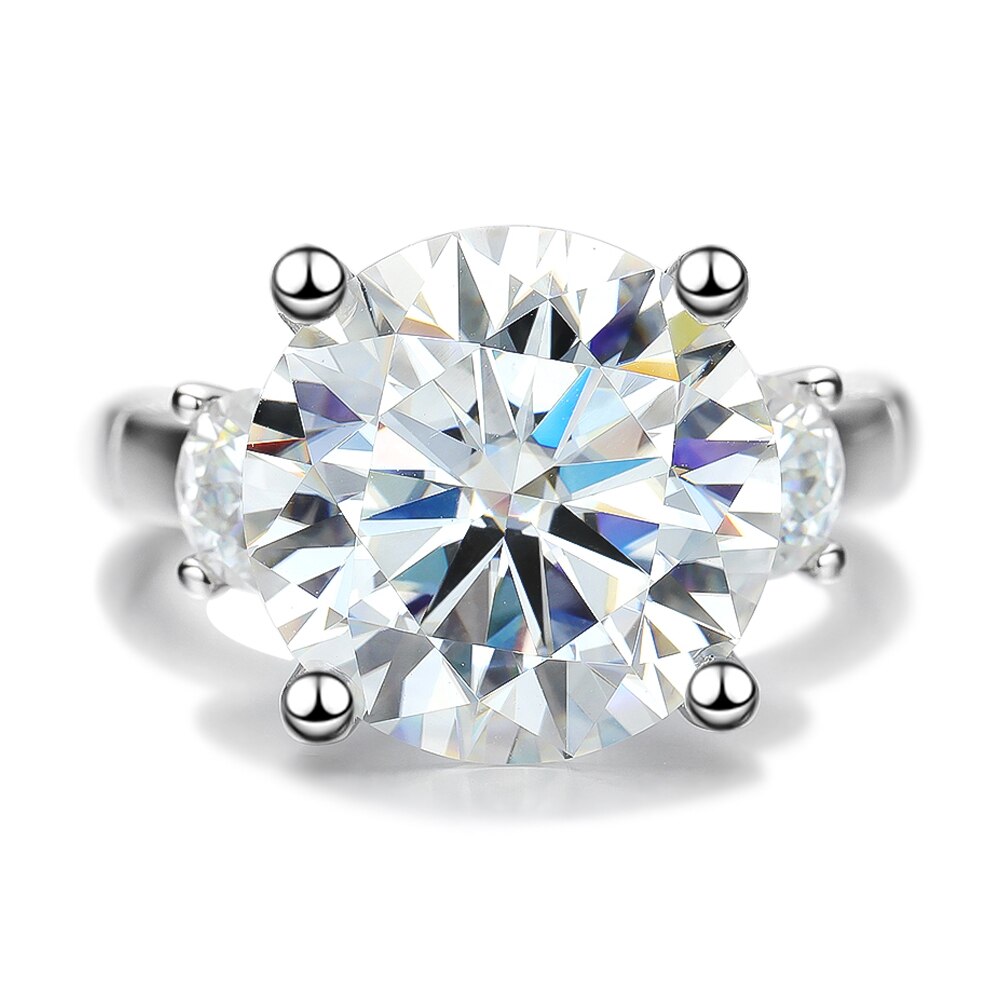 Celeste 8ct Moissanite Trilogy Crossover Ring (7)