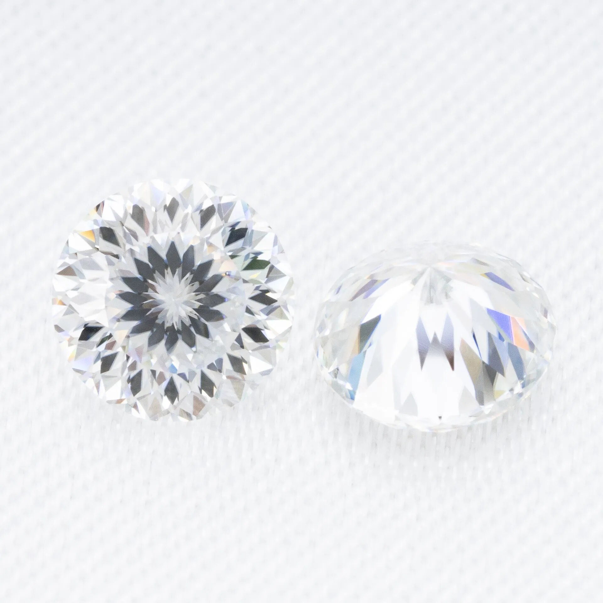 Loose Round Moissanite Stone – Portuguese Cut Loose Round Moissanite Stone - Portuguese Cut