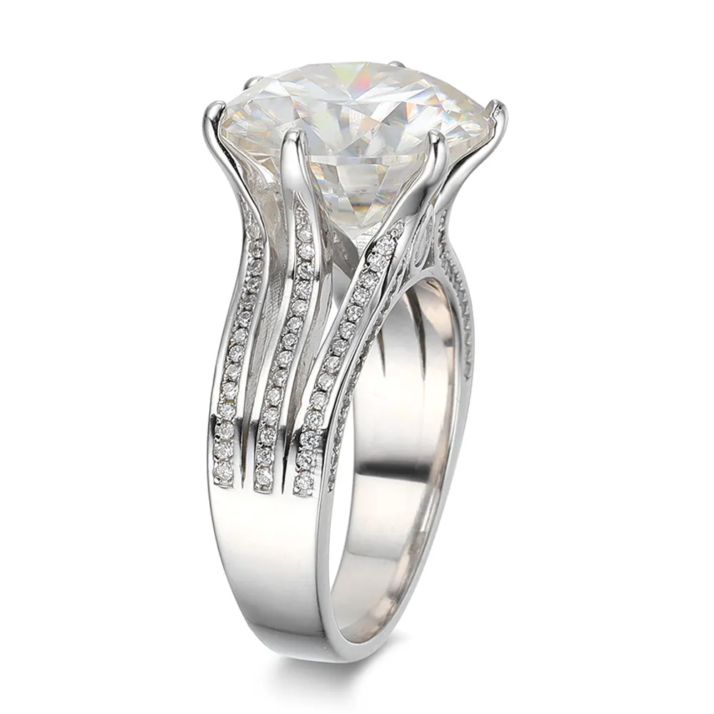 Seraphina 10 Carat Super Size Moissanite Ring (1) Seraphina 10 Carat Super Size Moissanite Ring