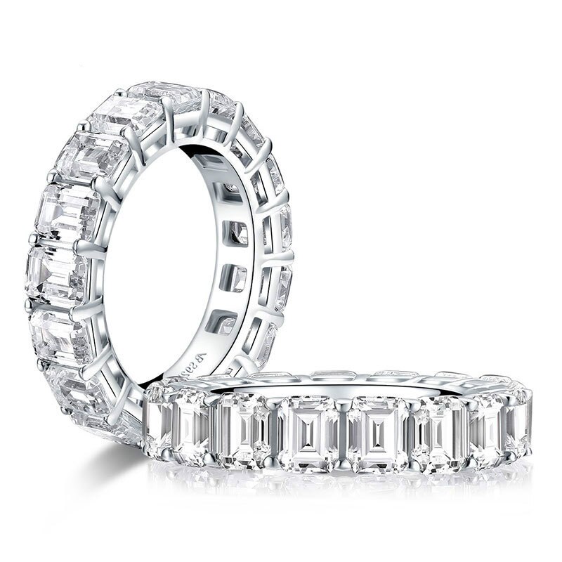 Moissanite Full Eternity Ring