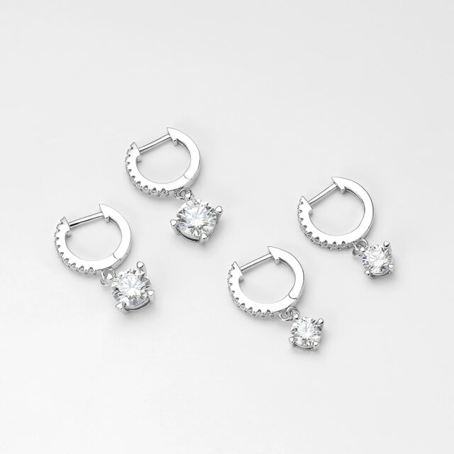 Lynneth Moissanite Brilliant Drop Earrings Lynneth Moissanite Brilliant Drop Earrings