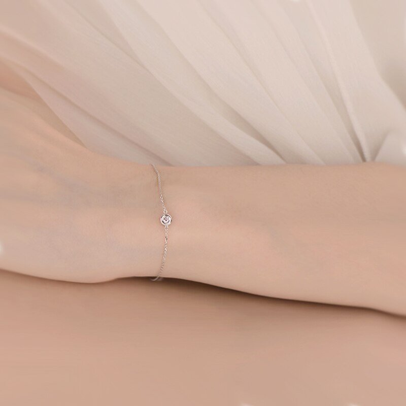 Moissanite Bezel Set Bracelet (14) Moissanite Bezel Set Bracelet