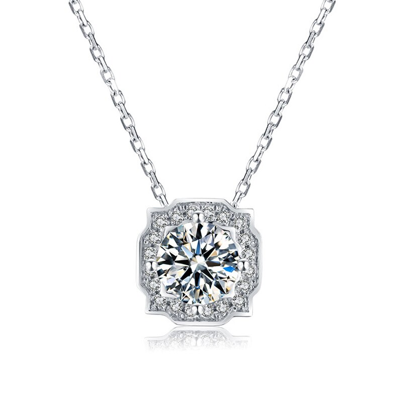 1ct Fancy Halo Pendant 1ct Fancy Halo Pendant