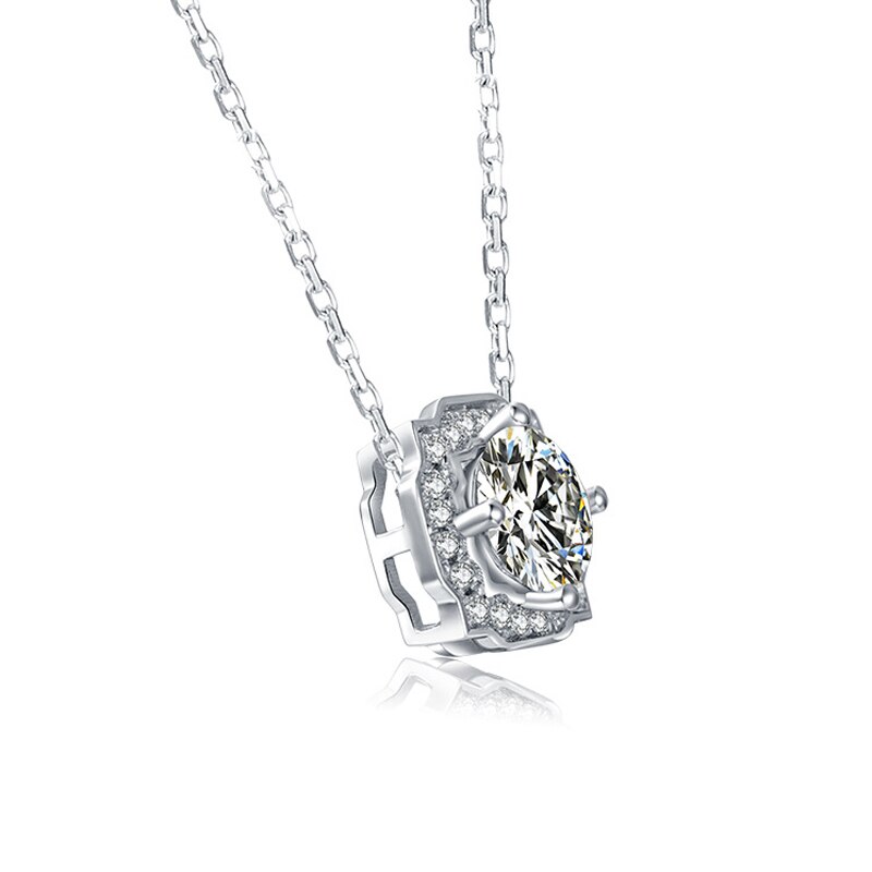 1ct Fancy Halo Pendant 1ct Fancy Halo Pendant