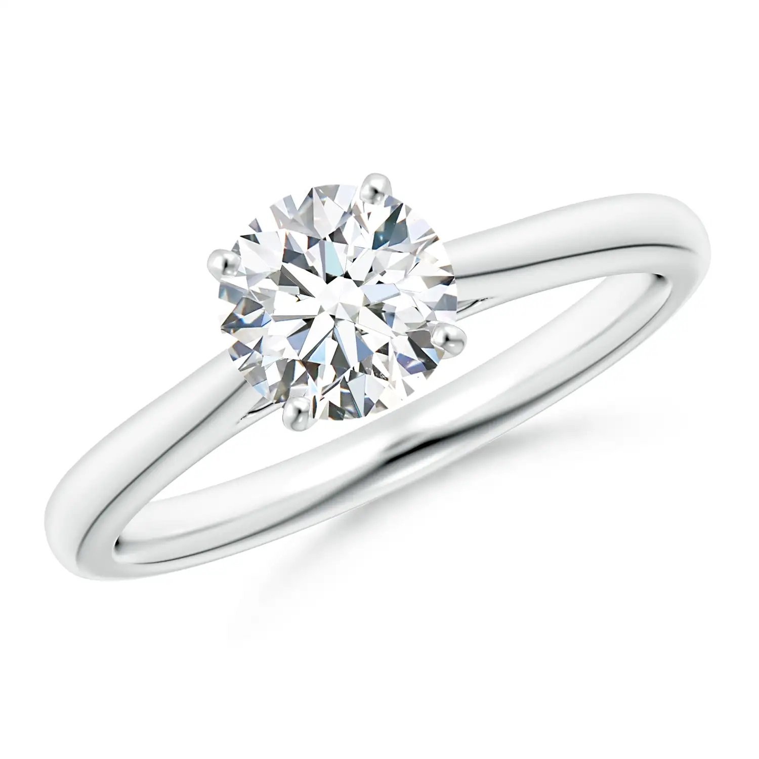 1 Carat Moissanite 4-Prong Ring main image 0