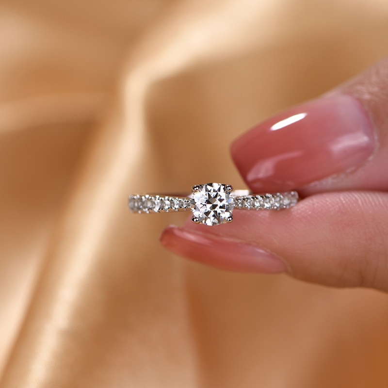 Rosalie 0.5ct Moissanite Ring (1)