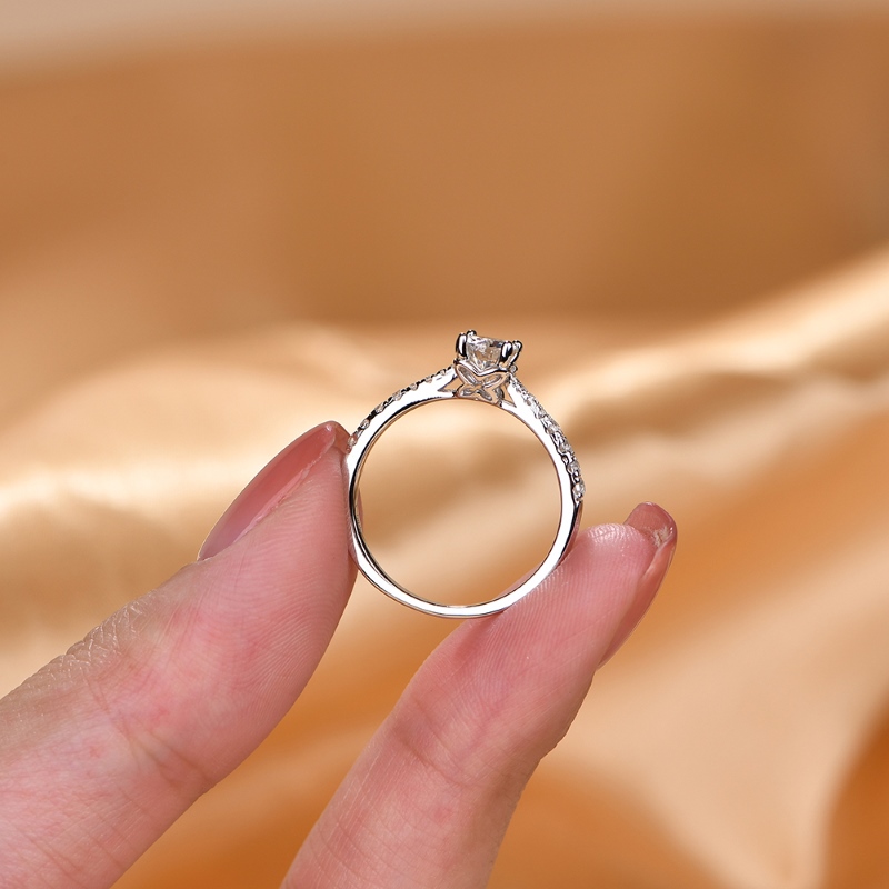 Rosalie 0.5ct Moissanite Ring (2)