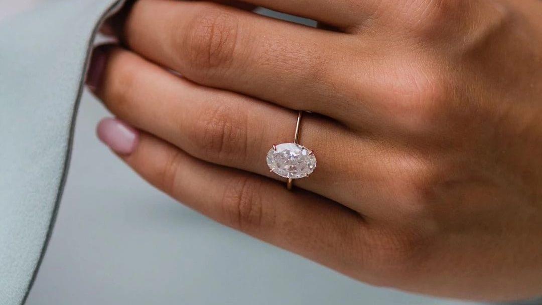 3 carat modern oval hidden halo ring (5) 3 carat modern oval hidden halo ring