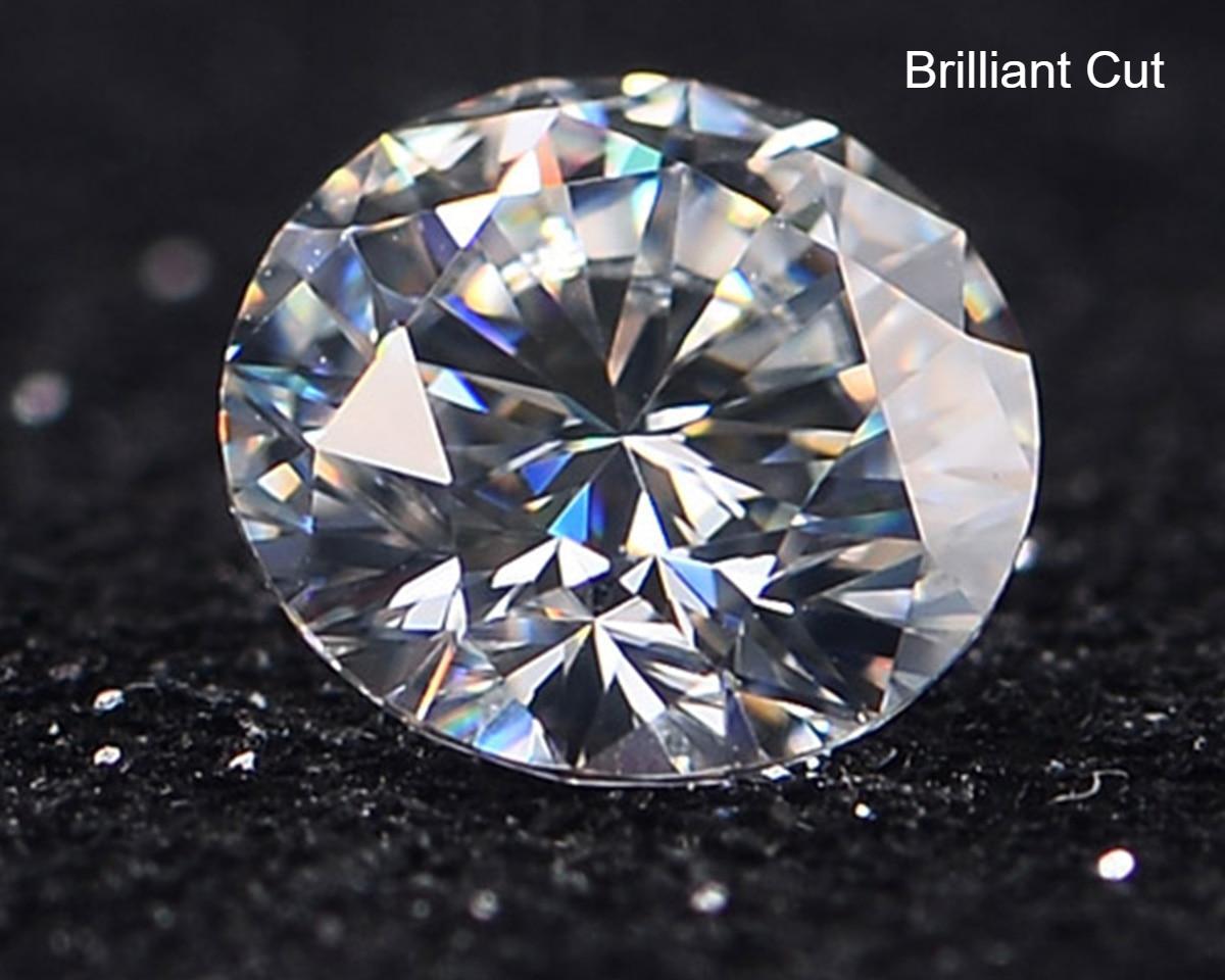 round loose moissanite stone