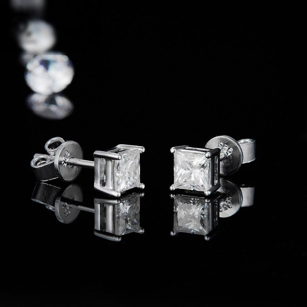 0.5 to 3 Carat Genuine Moissanite Solitaire Stud Earrings 0.5 to 3 Carat Genuine Moissanite Solitaire Stud Earrings