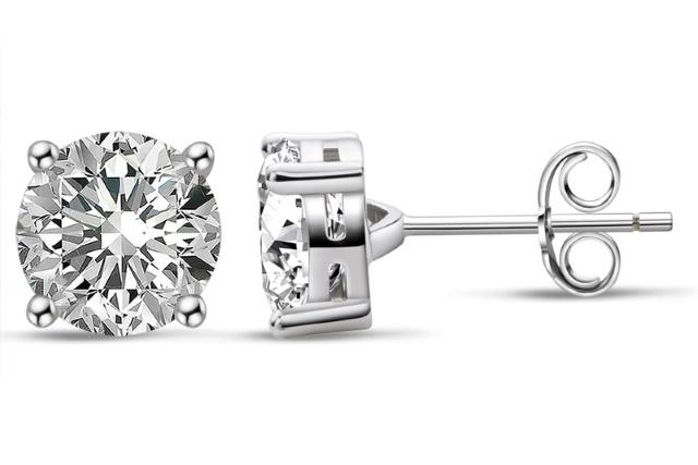 Low Profile Stud Earrings WG