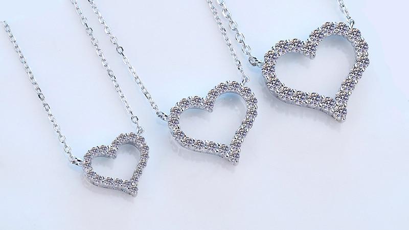 ‘Heeya’ 0.08 to 2 Carat Genuine Moissanite Heart Jewellery 'Heeya' 0.08 to 2 Carat Genuine Moissanite Heart Jewellery